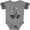 Football Heather and Smoke, variant on Inktastic Nonna and Papa Love Me Grandchild Kitty Girls Baby Bodysuit