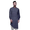 thumbnail image 1 of Atasi Chemise Kurta Décontractée Longue en Rayonne Style Asymétrique, 1 of 6