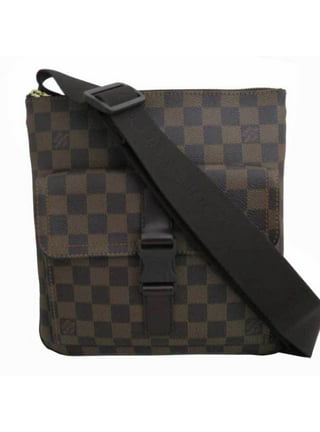 Authenticated Used LOUIS VUITTON Louis Vuitton Gazelle Damier Sauvage  Shoulder Bag M92130 Harako Leather Brown Beige Pochette Mini 