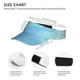 thumbnail image 4 of Gaeub Sea and Fish Sun Visor Hats with Empty Top and Adjustable, UV Protection for Golf Tennis Cycling Running, 4 of 8