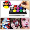 thumbnail image 3 of 15 Face Paint Set Children Paints Face Painting Kit+4 Templates+2 Pens, 3 of 5
