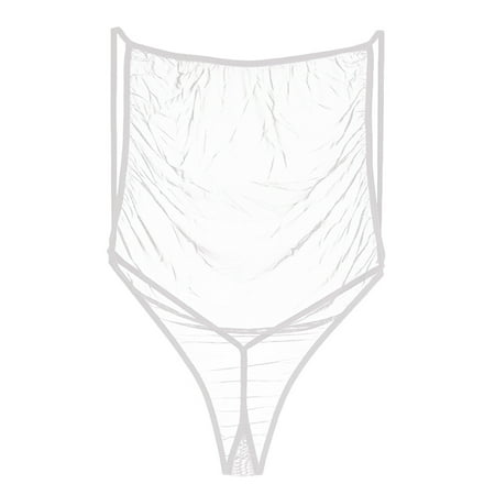 GHSOHS Men s Underwear Large Size Men s Briefs Underwear Comfort Trunks Men s Bag Glossy Silky Jumpsuit Tight Sexy European Plus Size G String Underpants Cotton Thongs Bikinis Mens Sexy Underwear