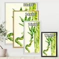 thumbnail image 4 of Designart 'The Forest of Bamboo Branches VI' Tropical Framed Canvas Wall Art Print, 4 of 5