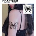 thumbnail image 2 of shiyou-Tattoo Tech, 3 Sheets Small Semi Permanent Tattoo, Adult Art Design Temporary Tattoos, Lasts 1-2 Weeks, Waterproof, Realistic Look, No Adhesive, No Reflection (Painful Butterfly Design), 2 of 4
