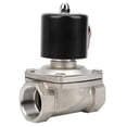 thumbnail image 2 of Válvula Solenoide NC Acero Inoxidable Acción Directa 2W‑400‑40B Rosca Hembra G1 1/2inAC220V, 2 of 14