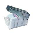 thumbnail image 2 of CD/DVD Storage Case Holds 150 Discs, Clear/Smoke, 2 of 7