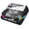 thumbnail image 3 of Yibo Just A Girl Who Love Dogs Blanket Dog Gifts for Girls/Boys Dogs Soft Blanket Warm Fleece Flannel Plush Blankets for Bed Sofa Couch, 3 of 8
