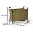 thumbnail image 6 of Commercial Laundry Cart , H 37.6" x W 21.8" x L 35.8" - AF08156, 6 of 10