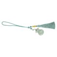 thumbnail image 1 of Craft Tassel,Keychain Tassel Porcelain Beads Keychain Tassel Keyring Tassel Revolutionary Design, 1 of 8