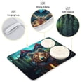 thumbnail image 4 of Bear Forest Mountains Trees Dish Drying Mat Dish Drainer Rack Mats Water Absorbent Non-Slip Easy Clean Heat Resistant for Kitchen Counter, 4 of 8