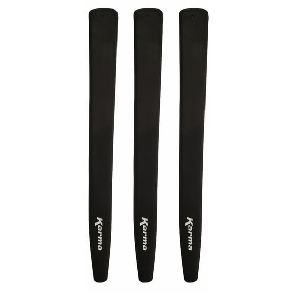 3 Pack Karma Black Jumbo Putter Grip