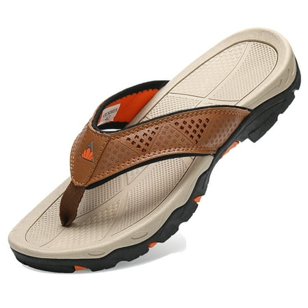 

OUSIMEN Men s Sport Flip Flops Comfort Casual Thong Sandals Outdoors