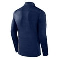 thumbnail image 3 of Men's Fanatics  Heather Navy Nashville Predators Authentic Pro Lightweight Quarter-Zip Pullover, 3 of 3