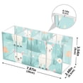 thumbnail image 3 of Alpacas Sheeps Flowers Leaves Pencil Pen Cosmetic Holder Cup Makeup Brush Holder Desk Accessories Holder Acrylic Organizer for Office School Home, 3 of 7