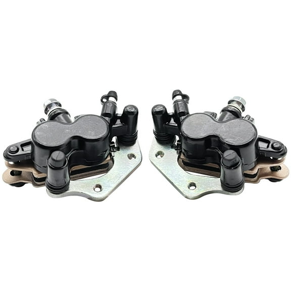 MATI Front Left Right Brake Calipers with Pads for Kawasaki KFX700 Brute Force 650 Prairie 650 700 KVF650 KVF700