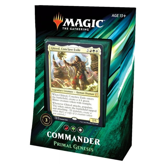 MtG Commander 2019 Primal Genesis Deck [White Red Green]