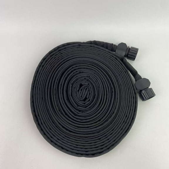 YEVJIWI Lawn hoses,Flat Soaker Hose for Garden Bed, 50ft 50ft*2 1/2" Linkable Consistent Drip Irrigation Hose Save 80% Water Leakproof Heavy Duty Double Layer Sprinkler Garden Hose with Holes (50FT)