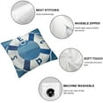 thumbnail image 6 of Blue and White Ship Life Preserver Pillow Case, 6 of 7