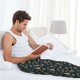 thumbnail image 5 of Fotbe Gold Snowflake Christmas Tree Pantalones de Pijama para Hombre, Pantalones de Dormir, Pantalones de Casa con Cintura Ajustable y Bolsillos-Large, 5 of 6