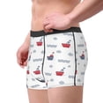 thumbnail image 2 of Hirioo Colored Sail Boats for Men's Boxer Briefs Men Cotton Underwear Boxer Briefs Panties-Small, 2 of 5