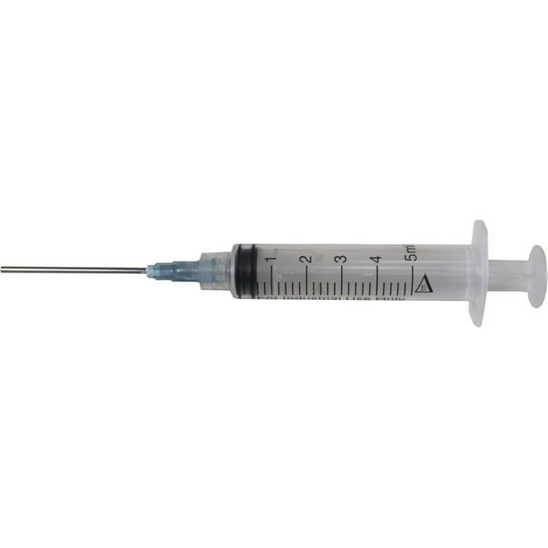 Pack Of 10 X 5 Ml Industrial Syringes With 15g X 1 1 2 Blunt Tip Fill Needle And Plastic Cover Walmart Com Walmart Com