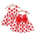 thumbnail image 4 of Qudderr Robe pour Bébé Fille avec Chapeau Robe Sans Manches à Fleurs d'Été pour Filles 3 Mois - 4 Ans, 4 of 9