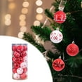thumbnail image 6 of JeashCHAT 24 Pcs Christmas Ball Ornaments Set, Snowflake Christmas Balls Xmas Tree Ornament Christmas Tree Hanging Decorations for Xmas Holiday Party Decor, 6 of 7