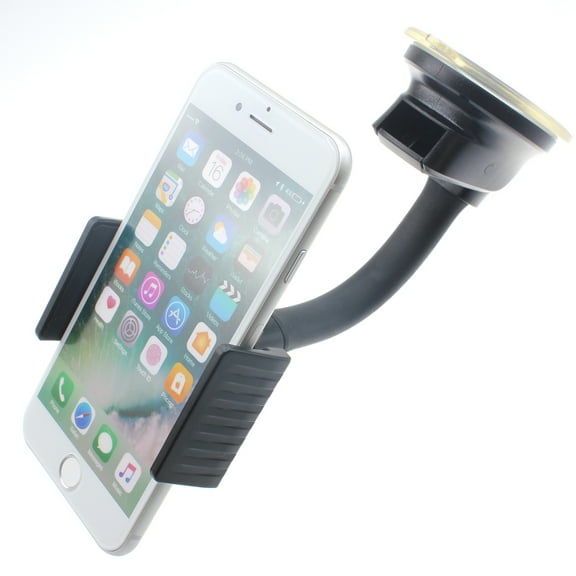 For Google Pixel 7a - Car Mount, Dash Windshield Holder Cradle Swivel Dock Strong Grip W4X