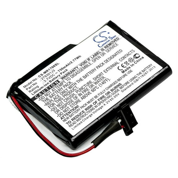 Battery for Magellan GPS Navigation 2793801J3 RoadMate 1700 CS-MR1700SL 750mAh