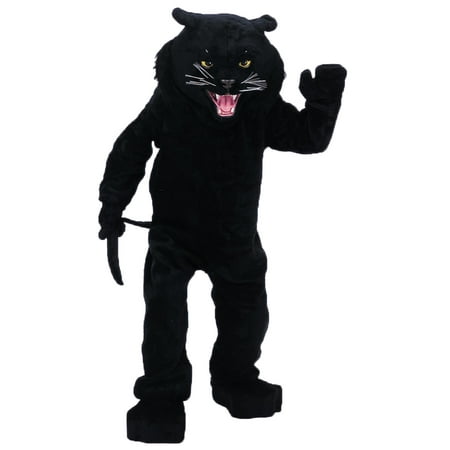 PANTHER BLACK MASCOT COMPLETE