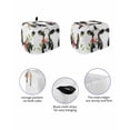 thumbnail image 2 of Fsddascl Black White Cow Toaster Cover 2 Slice, Small Kitchen Appliance Covers, Spring Farmhouse Animals Printed Red Floral Toaster Oven Cover with Loop, Bread Machine Cover Polyester Dust Cover, 2 of 5