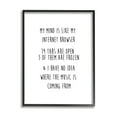 thumbnail image 2 of Stupell Industries Mind Like Internet Browser Funny Typography Painting Gray Framed Art Print Wall Art, 2 of 5
