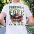 thumbnail image 4 of Happy 4th of July, U.S. Veteran Freedom Patriotic American Eagle Veteran T-Shirt TPT1891TS, 4 of 6