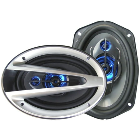 Supersonic SC6901 Coaxial 3 - Way Speaker System - Set of 2
