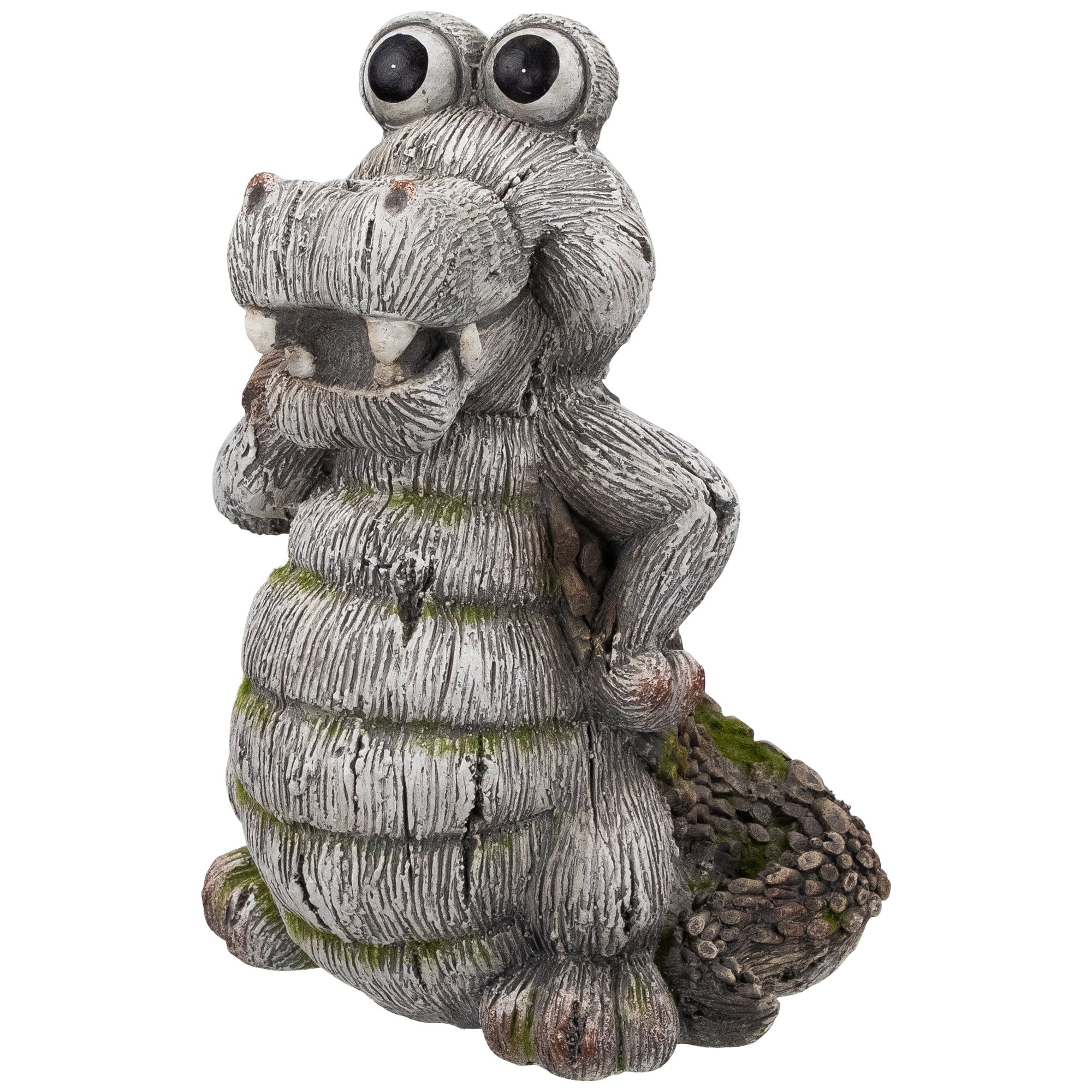 Northlight Sassy Crocodile Outdoor Garden Statue - 13.25"