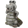 thumbnail image 4 of Northlight Sassy Crocodile Outdoor Garden Statue - 13.25", 4 of 8