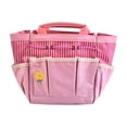 thumbnail image 2 of Multicolor Gardening Tool Tote Bag with 8 Side Pockets, Durable Oxford Cloth, Large Capacity, Portable Garden Organizer for Indoor Outdoor Yard and Gift Pink, 2 of 6