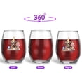 thumbnail image 2 of Happy Mother's Day Chesapeake Bay Retriever with Sweets and Flowers at a Picnic 15oz Stemless Wine Glass Mug Chessie Dog Lover Wine Glasses Cup - 13005, 2 of 5