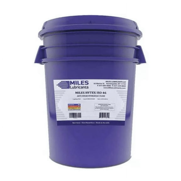 5 gal Anti-Wear Hydraulic Fluid Pail 46 ISO Viscosity, 20W SAE