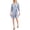 Blue/White Stripe, variant on Tommy Hilfiger Womens Striped Faux Wrap Dress Amstrdm Blue S