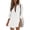 White, variant on Women Beach Cover Shirt Button Up Shirt Summer Top Long Sleeved Bikini Swimsuit Top
