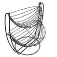 thumbnail image 4 of Tier Hammock Fruit Basket,2 Tier Hammock Fruit Fruit Storage Desktop Holder Iron Circular Wire Fruit Holder Proven Performance, 4 of 7