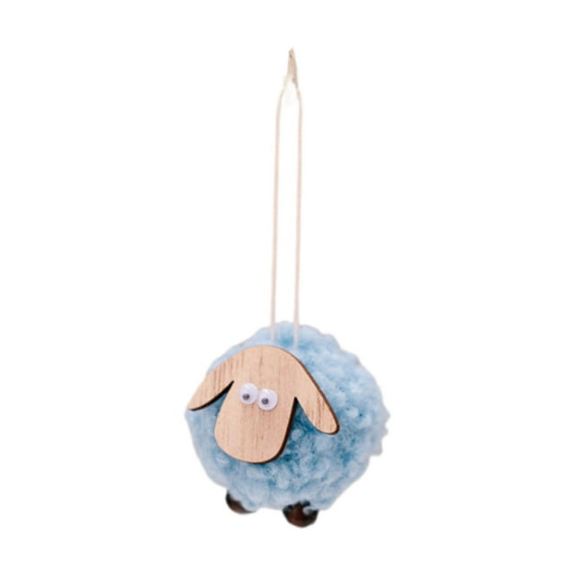 Colgante de cordero navideño, artesanía nórdica, multiusos, creativo, adorno colgante para de Navidad, para interiores, festivo, día de San