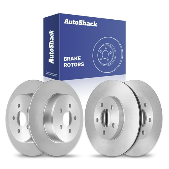 AutoShack Front & Rear Brake Rotors | Replacement For 2005 Dodge Stratus 3.0L V6 FWD | 4-PC Set