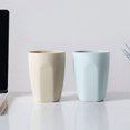 thumbnail image 3 of 400ml Simple Design Bathroom Rinsing Wash Tooth Mug Plastic Tumbler Toothbrush Holder Cup Water Bottle, 3 of 8