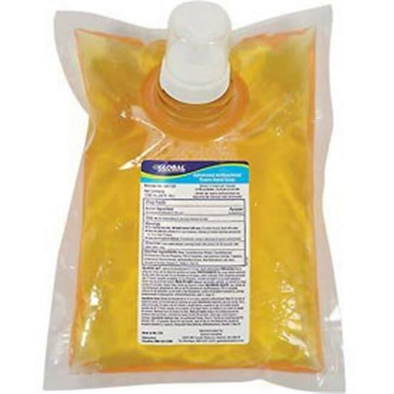 Advanced hygienic Foam Hand Soap 1250 ml Refill, Amber - 6 Per Case
