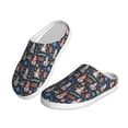 thumbnail image 2 of Lsque Garden Gnomes Pattern Womens Comfort Cotton on Scuff With Memory Foam and Anti-skid Sole Slipper-40/41, 2 of 7