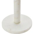 thumbnail image 3 of Modern Marble Paper Towel Holder with Brass Accent Band, White, 3 of 4
