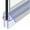 A-6mm, variant on 50cmX2pcs Bath Shower door sealing strips water stopper Weatherstrip glass shower screen door seal strip 4 to 12mm gap sealer