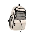 thumbnail image 4 of Mochila deportiva de gran capacidad, ligera, para portátil, ideal para correr, ciclismo y camping. Blanco, 4 of 9